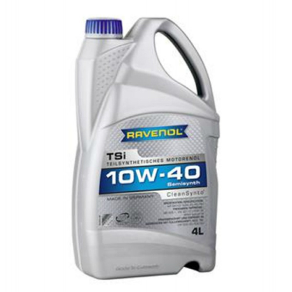Моторное масло Ravenol TSI 10w40 полусинтетическое (4 л)